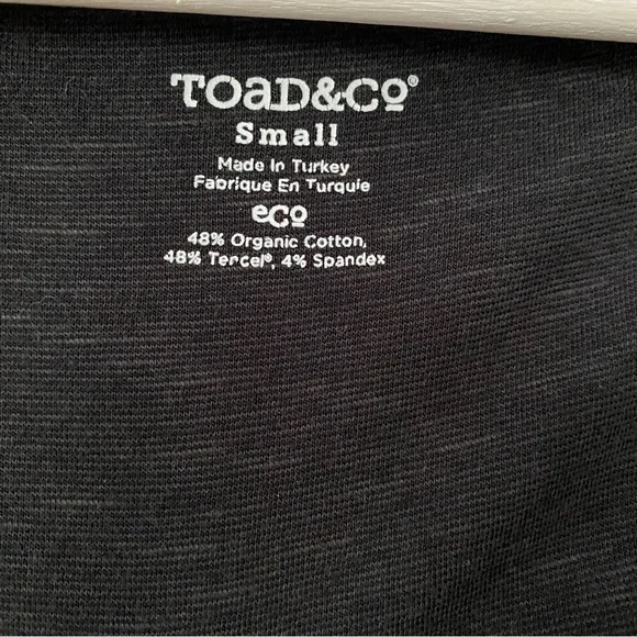 Toad&Co Rosemarie Charcoal Heather Grey Pull-on Casual Cap Sleeves Dress S - Picture 10 of 11